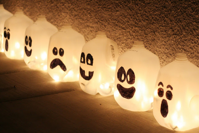 milk jug o lanterns