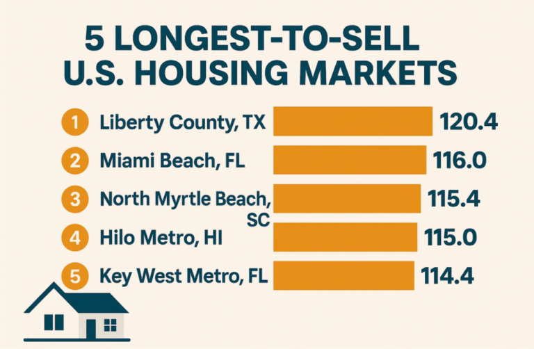Where homes are taking the longest to sell and why